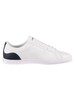 Lacoste Lerond BL21 1 CMA Leather Trainers - White/Navy