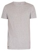Lacoste 3 Pack Essentials Lounge T-Shirt - White/Light Grey/Black