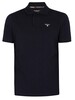 Barbour Tartan Pique Polo Shirt - New Navy