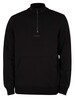 Calvin Klein Jeans Logo Jacquard Mockneck Sweatshirt - Black