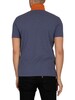 GANT Contrast Collar Pique Rugger Polo Shirt - Dark Jeans Blue