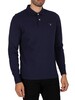 GANT Original Pique Longsleeved Polo Shirt - Evening Blue