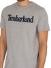 Timberland Kennebec Linear T-Shirt - Medium Grey Heather