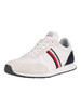 Tommy Hilfiger Runner Low Mix Stripes Trainers - White