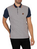 Trojan Cotton Knitted Polo Shirt - Navy