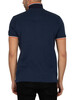 Trojan Cotton Knitted Polo Shirt - Navy