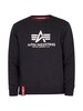 Alpha Industries Basic Graphic Sweatshirt - Navy
