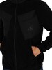 Calvin Klein Jeans Fleece Overshirt - Black