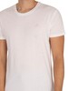 GANT 2 Pack Essentials Lounge T-Shirts - Navy/White