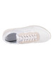 Lacoste Partner Luxe 0121 1QSPSMA Leather Trainers - White/White