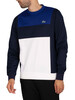 Lacoste Sport Logo Sweatshirt - Blue/Black/White
