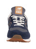 New Balance 574 Suede Trainers - Natural Indigo/Maple