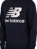 New Balance Essentials Stacked Logo Sweatshirt - Eclipse