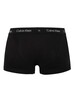 Calvin Klein 3 Pack Low Rise Trunks - Royalty/Grey/Exotic Coral