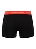 Calvin Klein 3 Pack Trunks - Royalty/Grey/Exotic Coral