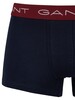 GANT 3 Pack Essentials Trunks - Light Grey Melange