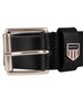 GANT Retro Shield Leather Belt - Black