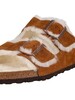 Birkenstock Arizona Shearling Suede Sandals - Mink