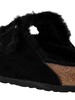 Birkenstock Arizona Shearling Suede Sandals - Black