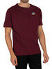 New Balance Essentials Relaxed Embroidered T-Shirt - Burgundy