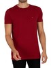 Tommy Hilfiger Stretch Slim Fit T-Shirt - Regatta Red