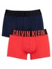 Calvin Klein 2 Pack Intense Power Trunks - Strawberry Shake/Blue Shadow