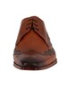 Jeffery West Brogue Derby Leather Shoes - Tan/Dark Brown