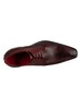 Jeffery West Brogue Derby Leather Shoes - Burgundy