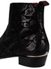 Jeffery West Kala Snake Leather Chelsea Boots - Black