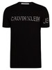 Calvin Klein Jeans Shadow Logo T-Shirt - Black