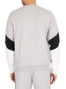 Lacoste Logo Taping Sweatshirt - Light Grey