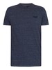 Superdry Vintage Logo EMB T-Shirt - Deep Blue Heather