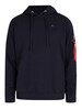 Alpha Industries X-Fit Pullover Hoodie - Rep Blue