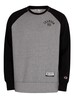 Champion Organic Raglan Sweatshirt - Grey/Black