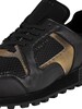 Cruyff Lusso Leather Trainers - Black/Bronze