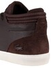 Lacoste Esparre Chukka 0320 1 CMA Leather Trainers - Dark Brown/Off White