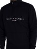 Tommy Hilfiger Logo Mockneck Sweatshirt - Desert Sky