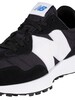 New Balance 327 Suede Trainers - Black/White