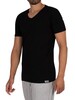 Diesel 3 Pack Basic Lounge Michael V-Neck T-Shirts - White/Black/Grey
