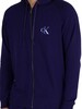 Calvin Klein Lounge CK One Zip Hoodie - Purple Fuss
