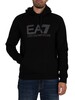 EA7 Graphic Pullover Hoodie - Black