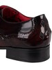 Jeffery West Derby Leather Shoes - Burgundy