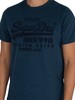 Superdry Vintage Logo Tonal T-Shirt - Blue Bottle