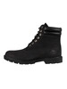 Timberland 6-Inch Basic Leather Boots - Black Nubuck