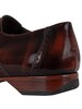 Jeffery West Brogue Leather Shoes - Mid Brown Crocodile