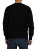 Carhartt WIP Chase Sleeve Logo Sweatshirt - Black/Gold