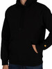 Carhartt WIP Chase Logo Pullover Hoodie - Black