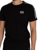 EA7 Chest Logo T-Shirt - Black