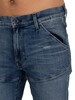 G-Star RAW 5620 3D Zip Knee Skinny Jeans - Faded Cascade Restored