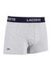Lacoste 3 Pack Casual Trunks - Light Grey